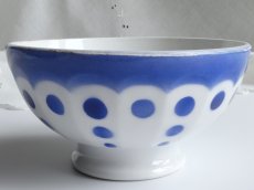 画像13: サンタマン カフェオレボウル 水玉スカラップ  (13)