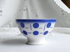 画像3: バドンヴィレー カフェオレボウル 水玉グラデーション ブルー (3)