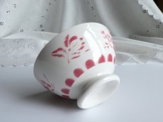 画像4: サルグミンヌ カフェオレボウル ローズ柄 C (4)