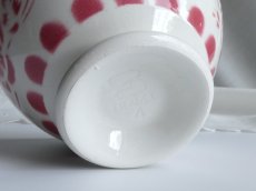 画像7: サルグミンヌ カフェオレボウル ローズ柄 C (7)