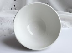 画像6: フランス アンティーク カフェオレボウル オレンジのお花のステンシル (6)