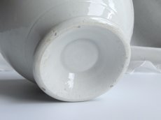 画像8: フランス アンティーク カフェオレボウル オレンジのお花のステンシル (8)