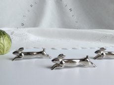 画像1: フランス アンティーク うさぎのカトラリーレスト　(在庫6→3) (1)