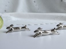 画像2: フランス アンティーク うさぎのカトラリーレスト　(在庫6→3) (2)