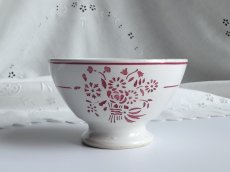 画像3: リュネヴィル カフェオレボウル お花のブーケのステンシル (3)