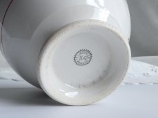 画像10: リュネヴィル カフェオレボウル お花のブーケのステンシル (10)