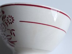 画像11: リュネヴィル カフェオレボウル お花のブーケのステンシル (11)