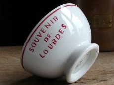 画像5: クレイユ モントロー カフェオレボウル  LOURDES  ルルドのおみやげ ピンク (5)