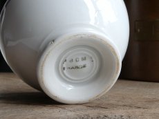画像8: クレイユ モントロー カフェオレボウル  LOURDES  ルルドのおみやげ ブルー (8)
