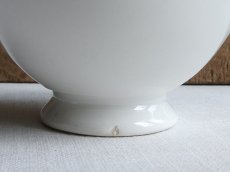 画像9: クレイユ モントロー カフェオレボウル  LOURDES  ルルドのおみやげ ブルー (9)