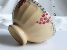 画像3: フランス アンティーク カフェオレボウル 葡萄 (3)