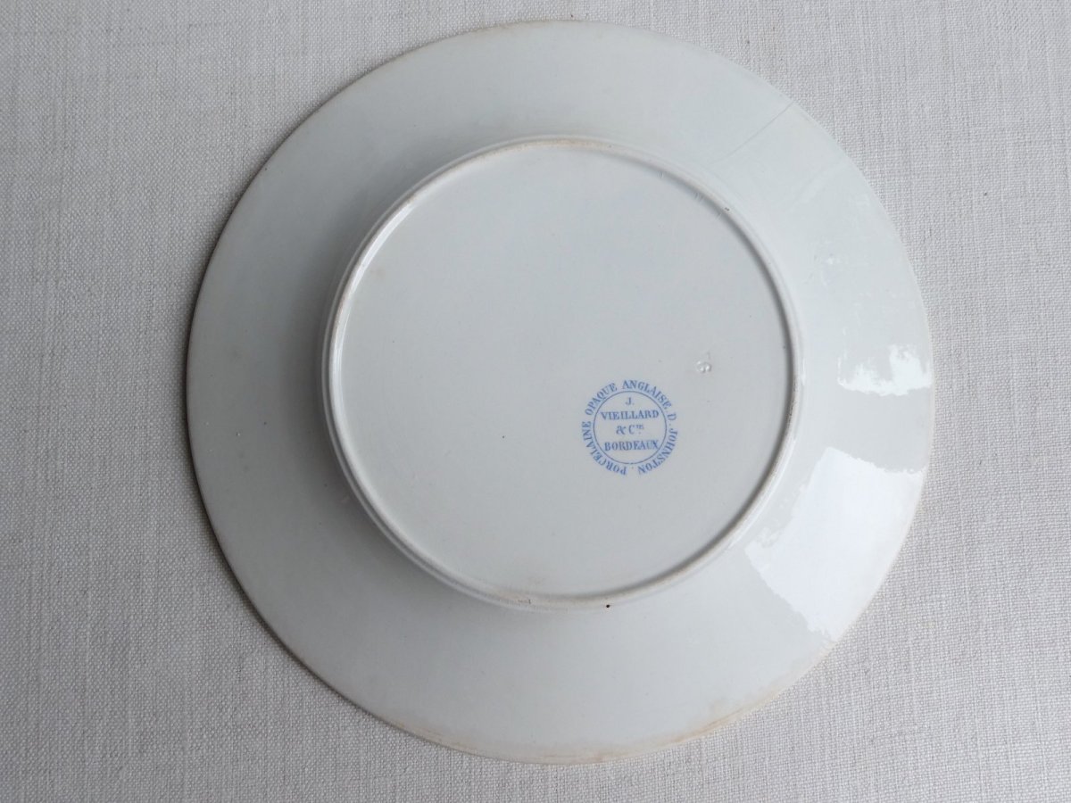 画像7: ヴィエイヤール ボルドー デザートプレート LA PERDRIX ET LA MOUCHE (7)