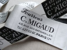 画像9: フランス製 メルスリー ラベル 布タグ '' C.MIGAUD ''　(在庫10→6) (9)