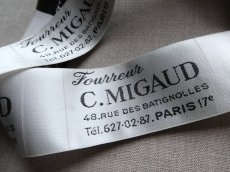 画像8: フランス製 メルスリー ラベル 布タグ '' C.MIGAUD ''　(在庫10→6) (8)