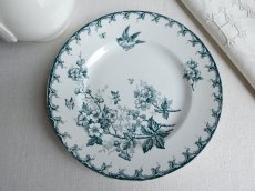 画像2: サンタマン プレート 鳥と蝶 A (2)