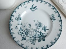 画像14: サンタマン プレート 鳥と蝶 A (14)