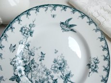 画像15: サンタマン プレート 鳥と蝶 A (15)