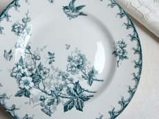 画像4: サンタマン プレート 鳥と蝶 A (4)