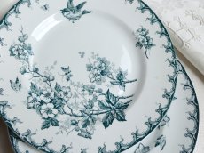 画像16: サンタマン プレート 鳥と蝶 A (16)