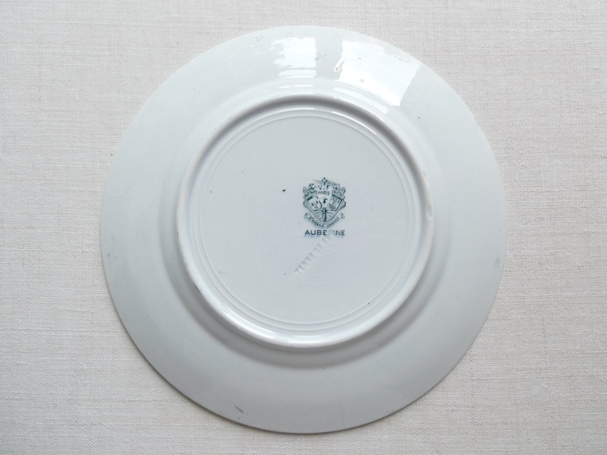 画像7: サンタマン プレート 鳥と蝶 B (7)