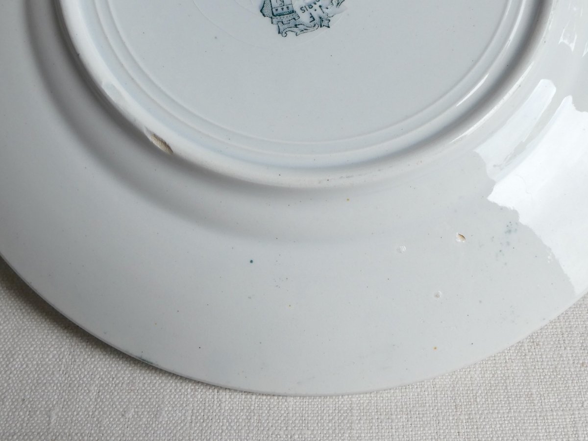 画像8: サンタマン プレート 鳥と蝶 B (8)