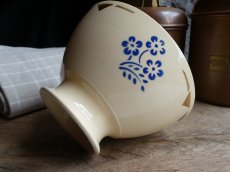 画像13: バドンヴィレー カフェオレボウル  ブルーのお花 (13)