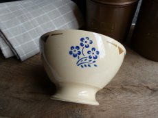 画像12: バドンヴィレー カフェオレボウル  ブルーのお花 (12)