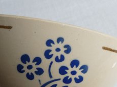 画像10: バドンヴィレー カフェオレボウル  ブルーのお花 (10)