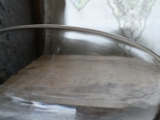 画像12: フランス アンティーク 吹きガラスのコンポティエ B (12)