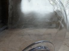 画像13: フランス アンティーク 吹きガラスのコンポティエ B (13)