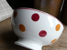画像4: バドンヴィレ カフェオレボウル 水玉もよう  (4)