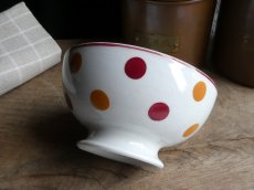 画像12: バドンヴィレ カフェオレボウル 水玉もよう  (12)