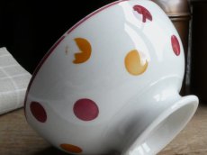 画像8: バドンヴィレ カフェオレボウル 水玉もよう  (8)