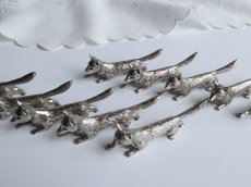 画像12: フランスアンティーク きつねのカトラリーレスト  (12)