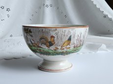 画像16: ヴィエイヤール ボルドー カフェオレボウル 水鳥とにわとり (16)