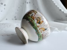 画像18: ヴィエイヤール ボルドー カフェオレボウル 水鳥とにわとり (18)