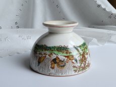 画像15: ヴィエイヤール ボルドー カフェオレボウル 水鳥とにわとり (15)