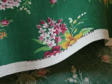 画像5: フランス ヴィンテージ ファブリック  MARIGNAN リラと水仙 (5)