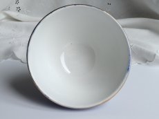 画像5: ショワジールロワ カフェオレボウル エマイユのお花 ナイトブルー (5)