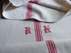 画像9: グレインサック 赤いクロスステッチ RK (9)