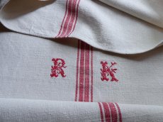 画像3: グレインサック 赤いクロスステッチ RK (3)