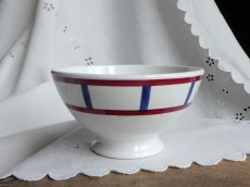 画像12: クレイユ モントロー カフェオレボウル バスク柄　 (12)